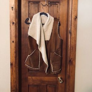 ❌Tanned sheepskin with fleece inside Vest